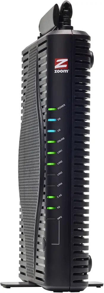 Front View of Zoom 5360 modem