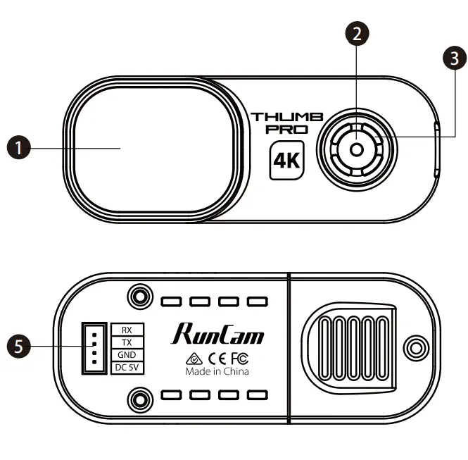 RunCam Thumb Pro 4K FPV Action Camera 1