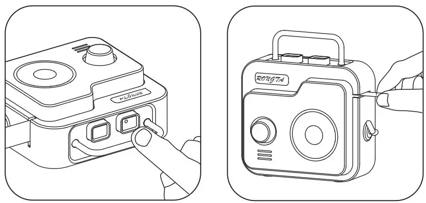 RONGTA R1 0.5 Inch Label Printer User Manual - Long press the power key