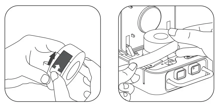 RONGTA R1 0.5 Inch Label Printer User Manual - Take out the label paper