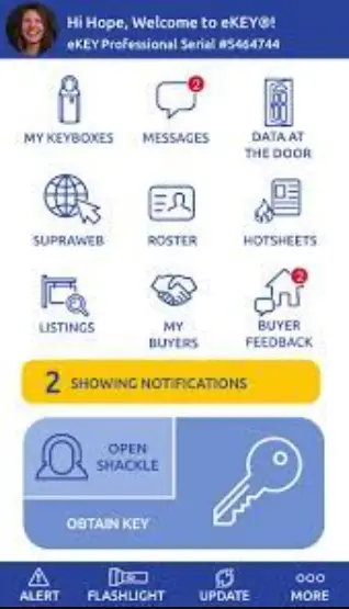 Supra Agent Alert with eKEY