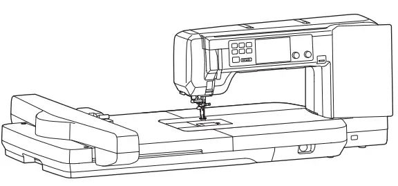 JANOME Continental M17 Sewing Machine and Embroidery Machine-fig1