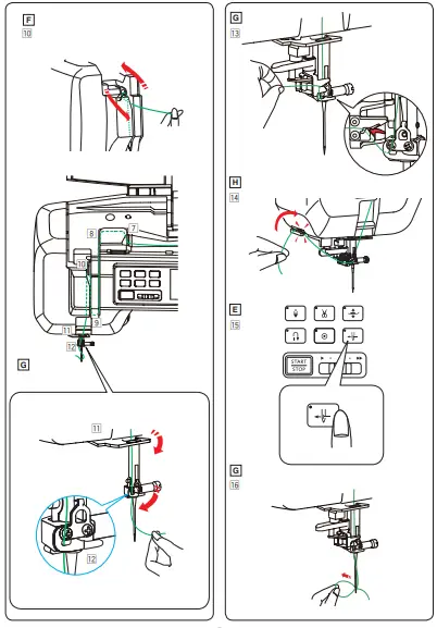 JANOME Continental M17 Sewing Machine and Embroidery Machine-fig7