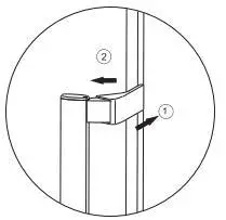 Arctic ARK-285INF Freezer - Easy open handle installation 3