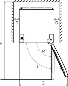 Arctic ARK-285INF Freezer - Easy open handle installation 5