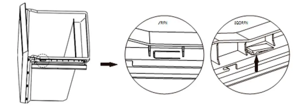 Arctic ARK-285INF Freezer - Positioning the door balconles 3