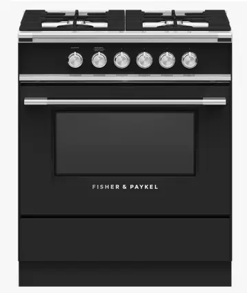FISHER PAYKEL 81818 30-Inch Black Kickstrip for Classic Freestanding Range
