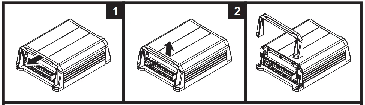 Disassembly of the plastic cover