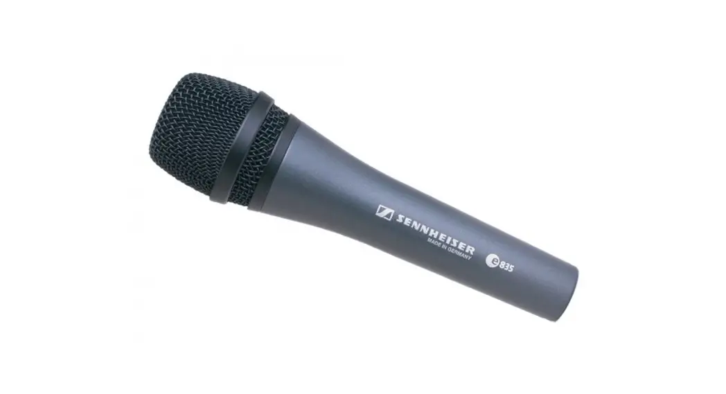 Sennheiser E835 Series Handheld Cardioid Dynamic Microphone Instruction Manual
