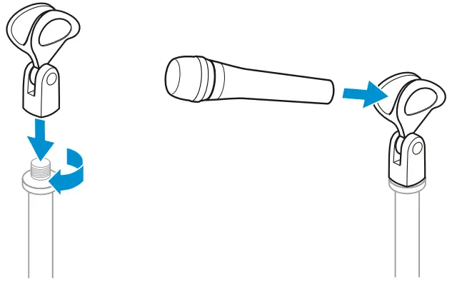 SENNHEISER E835 Series Handheld Cardioid Dynamic Microphone - Installation