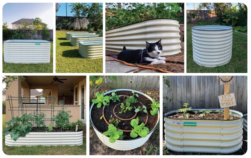 vego garden VB9N117BG 9 In 1 Modular Metal Raised Bed - Fig4