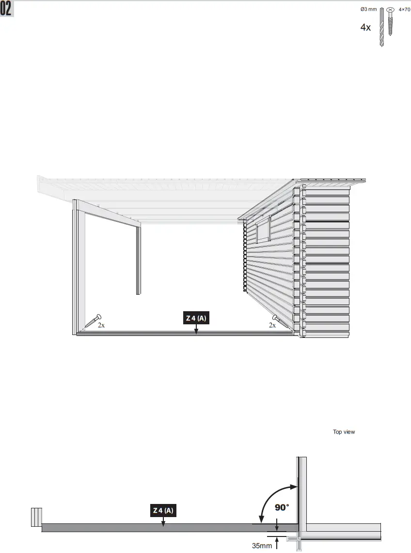 Karibu 88874 WOODFeeling Garden Shed - Fig 110