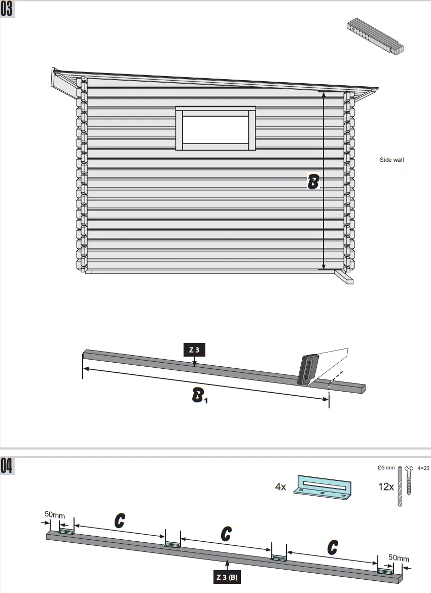 Karibu 88874 WOODFeeling Garden Shed - Fig 111