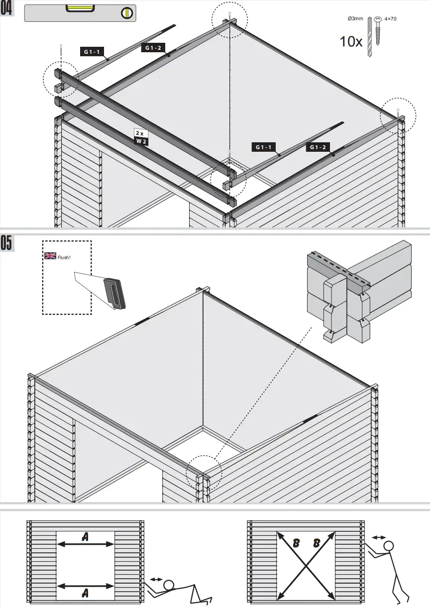 Karibu 88874 WOODFeeling Garden Shed - Fig 21