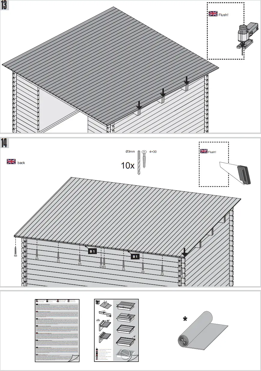 Karibu 88874 WOODFeeling Garden Shed - Fig 30
