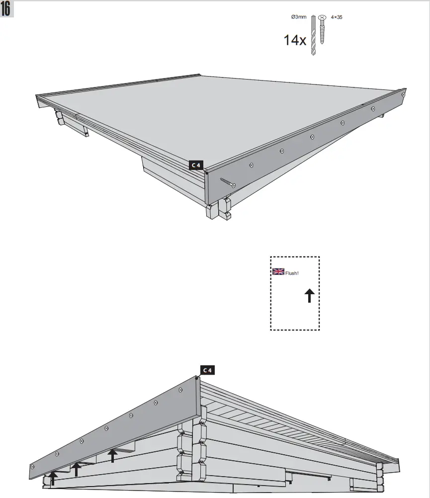 Karibu 88874 WOODFeeling Garden Shed - Fig 33