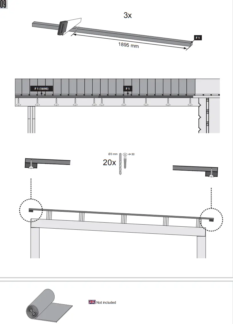 Karibu 88874 WOODFeeling Garden Shed - Fig 49