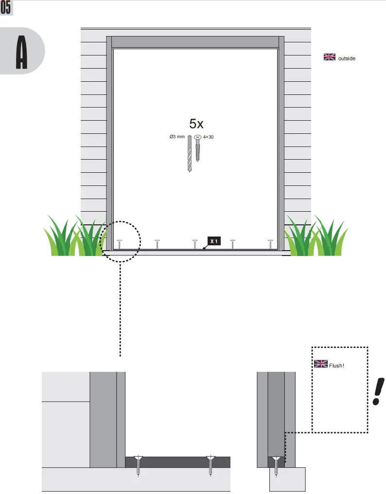 Karibu 88874 WOODFeeling Garden Shed - Fig 69