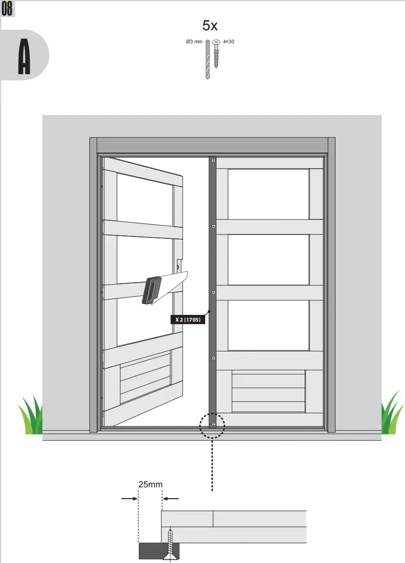 Karibu 88874 WOODFeeling Garden Shed - Fig 72
