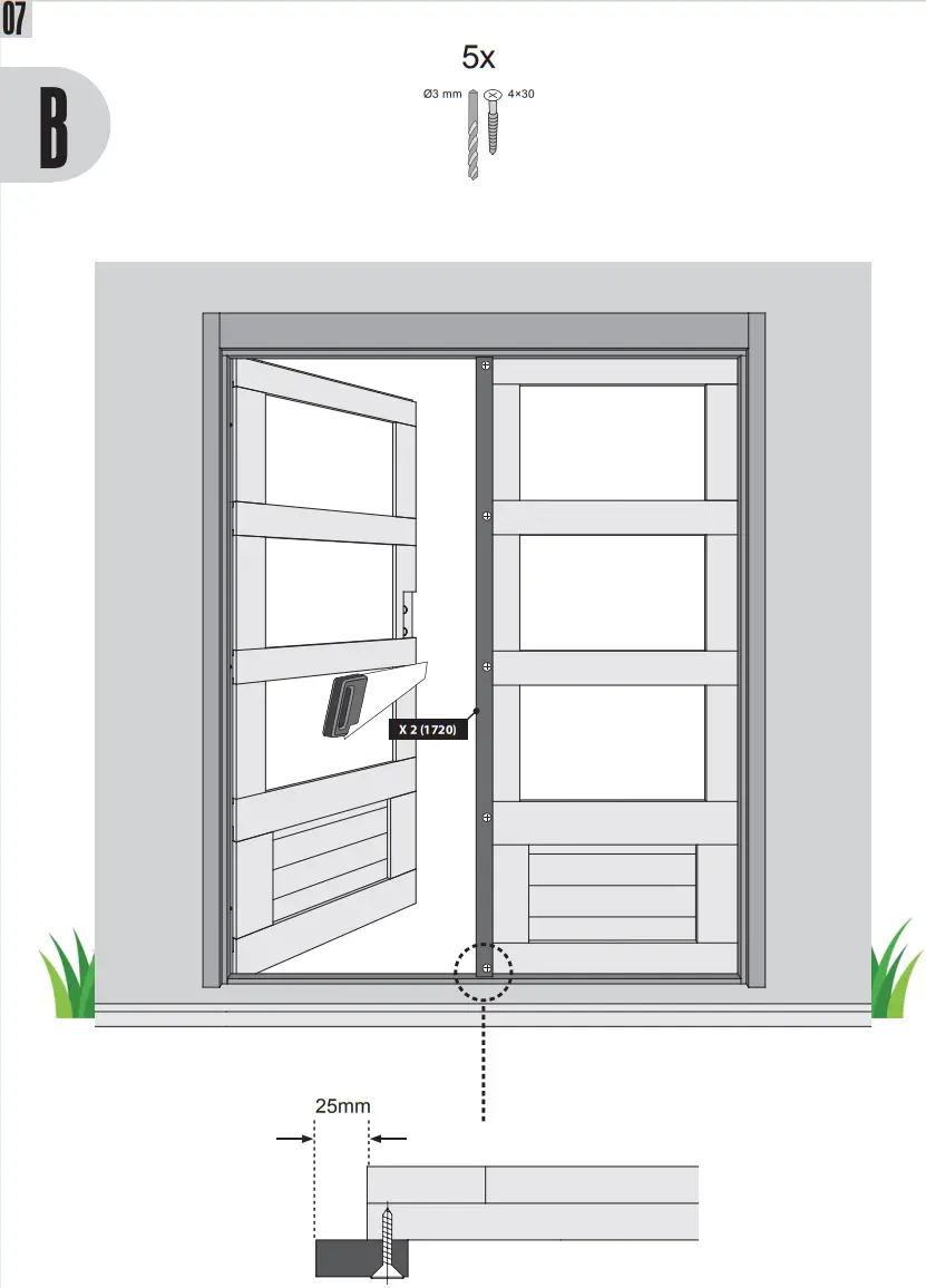 Karibu 88874 WOODFeeling Garden Shed - Fig 83
