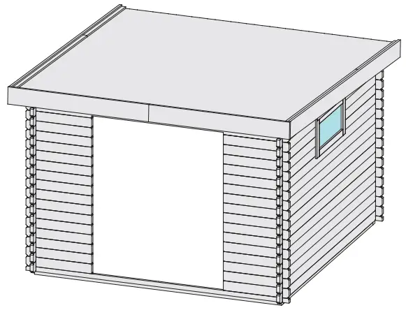 Karibu 88874 WOODFeeling Garden Shed