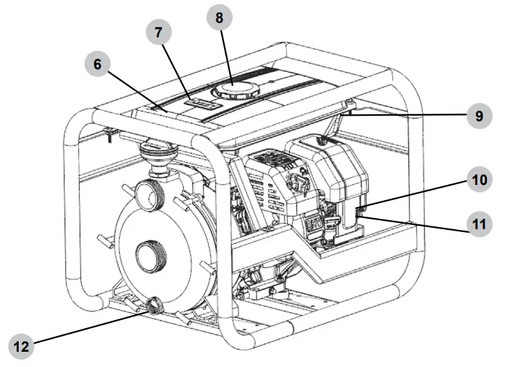 SIMPSON SSTP02 Portable Trash Semi Pump - Fig 4