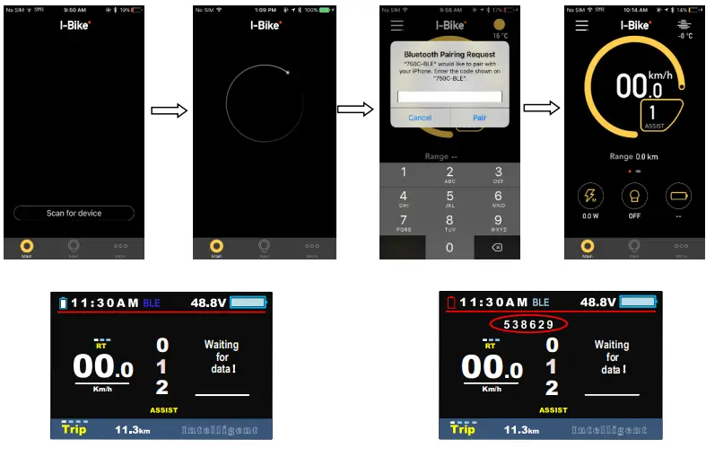 APT 750C-BLE E-Bike Display-fig11