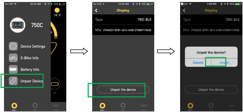APT 750C-BLE E-Bike Display-fig21