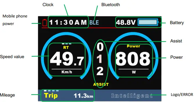 APT 750C-BLE E-Bike Display-fig3