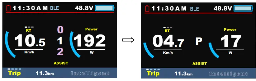 APT 750C-BLE E-Bike Display-fig9