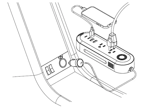 atomi AT1640 150W Car Power Inverter FIG 6