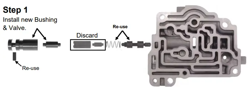 TRANSGO TF 80SC SHIFT KITÂ Valve Body Repair Kit - FIGURE 14