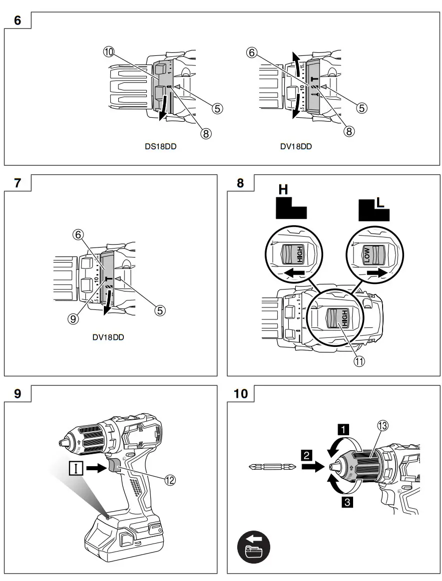 HiKOKI DS 18DD 18V Brushless Compact Driver Drill and Impact Driver Kit - Figure 2