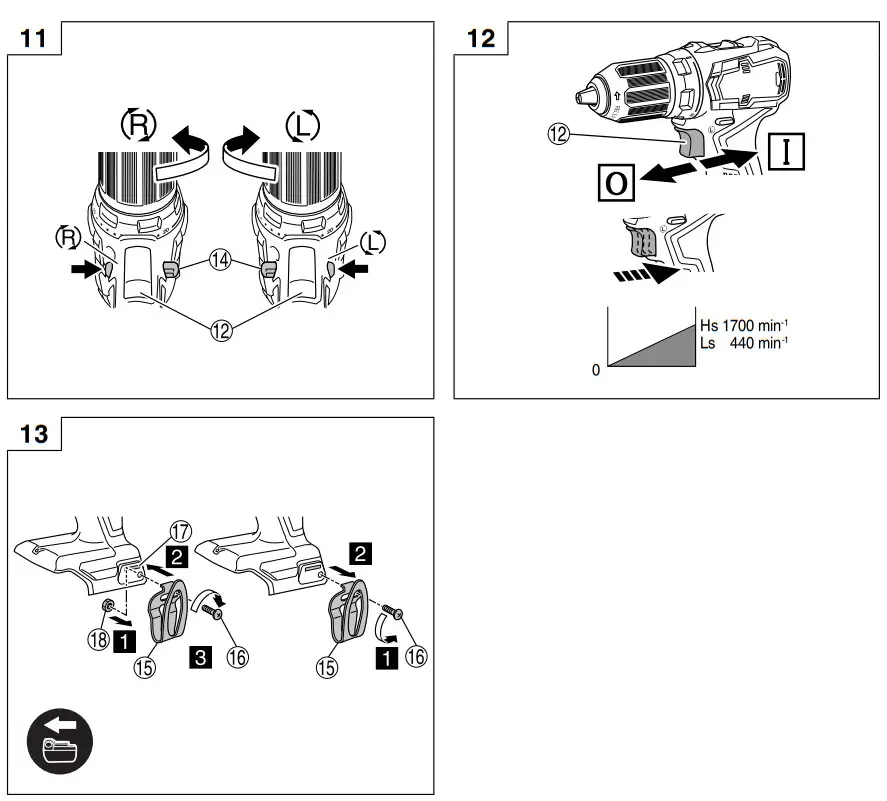 HiKOKI DS 18DD 18V Brushless Compact Driver Drill and Impact Driver Kit - Figure 3