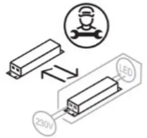 Knightsbridge AC65270EM 230V IP65 2x70W 6ft Twin HF Non-Corrosive Fluorescent Fitting - Figure 5