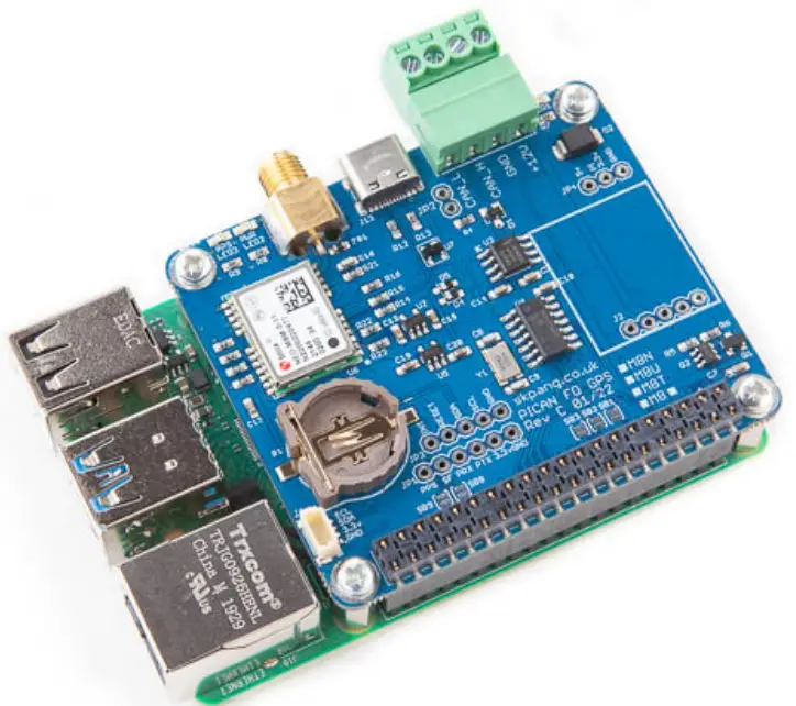SK Pang electronics RSP-PICANFD-NEO-M8U PICAN FD and GPS Board - Fig 1