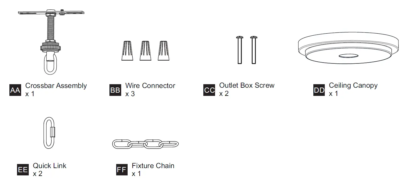 QUOIZEL QCH5577MBK 29 Inch Alexa 6 Light Matte Black Chandelier Ceiling Light 3