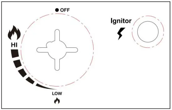 FIG 7 LIGHTING THE BURNERS USING ELECTRONIC IGNITION.JPG