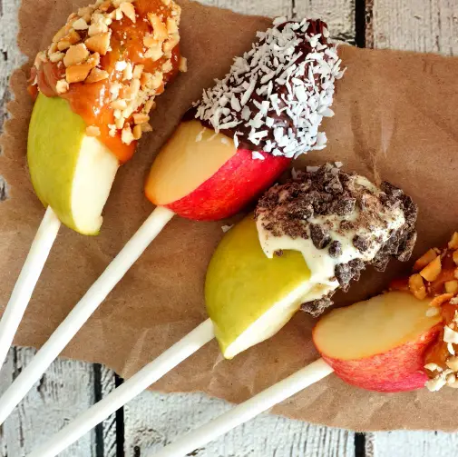 Caramel Fondue with apples