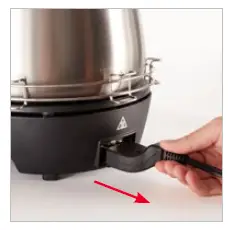 remove the Magnetic Power Cord