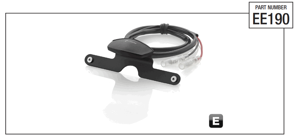 rizoma EE190 License Plate Light - 1