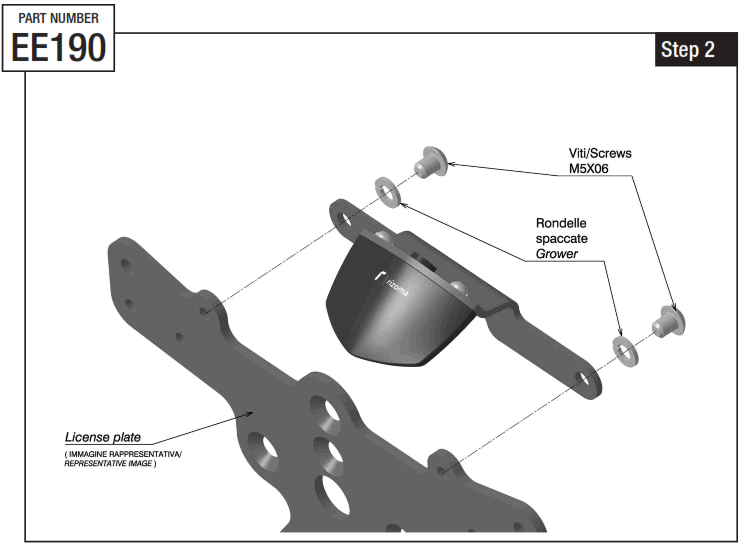 rizoma EE190 License Plate Light - 4