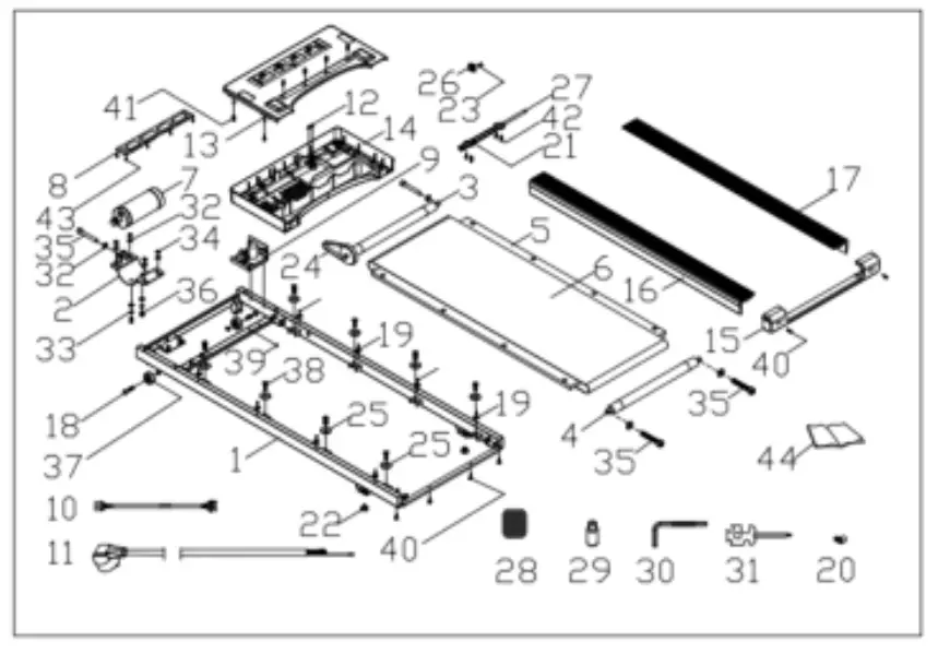 FORTIS FST1WLKPADA T1 Ultra Slim Walking Smart Treadmill - OVERVIEW2