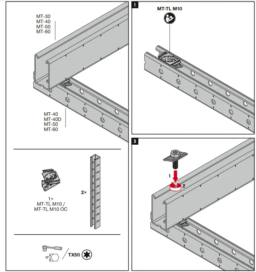 HILTI MT-CTAB OC Multi-Duty Channel System - Figure 1
