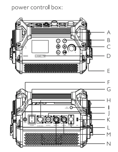 CAME-TV 660D Tioga Series 660 High Output LED Spotlight - Fig 2