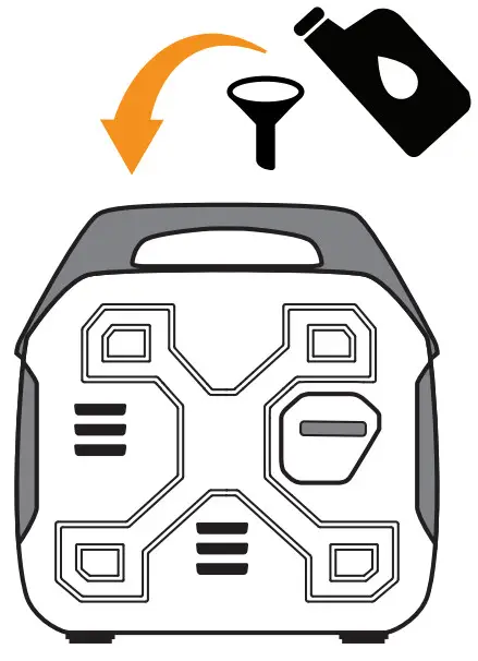 CHAMPION 201046 2500W Portable Inverter Generator -Set Up2