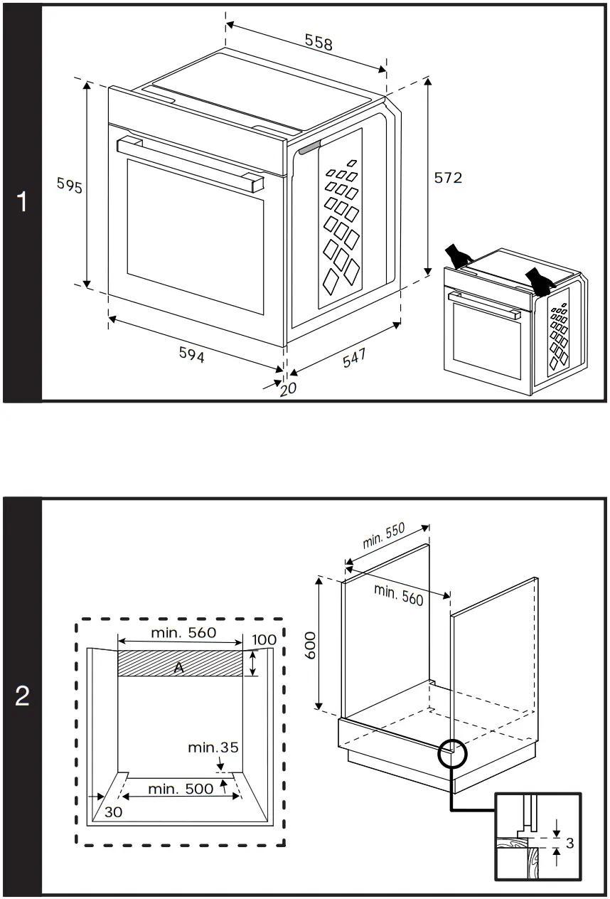 GRUNDIG GEBM12600BHI Microwave Oven - FIGURE 2