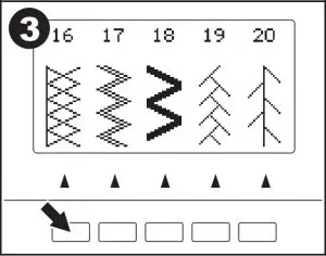 Selecting other utility Stitching Patterns Inductions