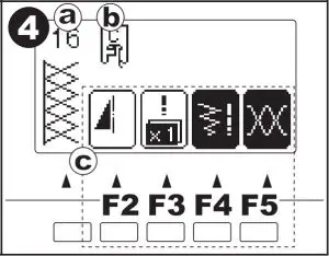 Selecting other utility Stitching Patterns Inductions