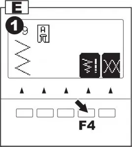 Setting Stitching Width and Length Instructions